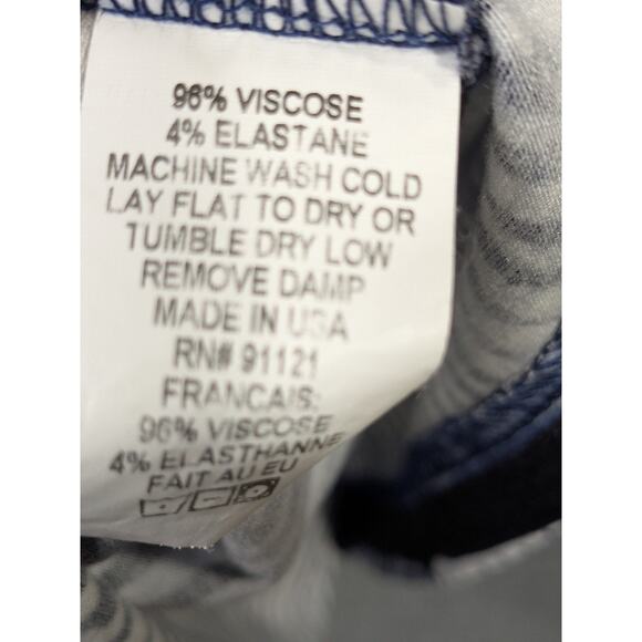 Snoskins Top Womens Medium Abstract Tee Layer T-Shirt Athletic Active Stretchy - Picture 4 of 10